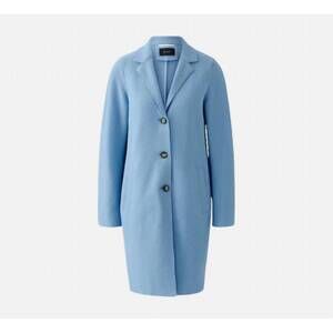 NEW OUI women's double face wool coat in celestial blue